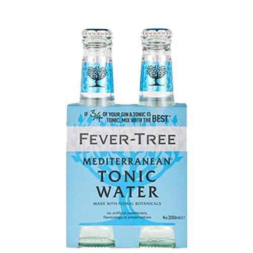 image of Fever Tree UK Mediterranean Tonic 4 x 200ml 