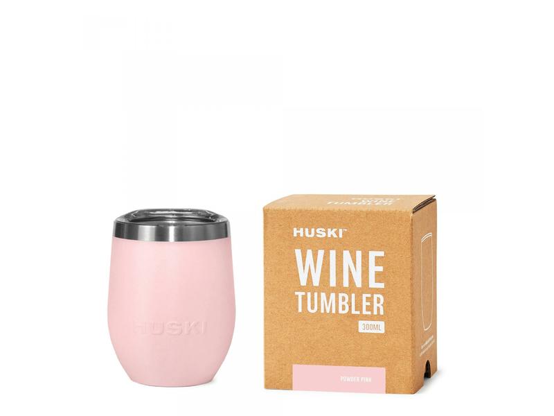 product image for Huski Wine Tumbler Powder Pink Colour 