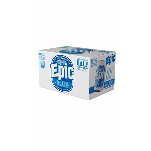 image of Epic Brewery Blue Low Carb Pale Ale 6 x 330ml cans