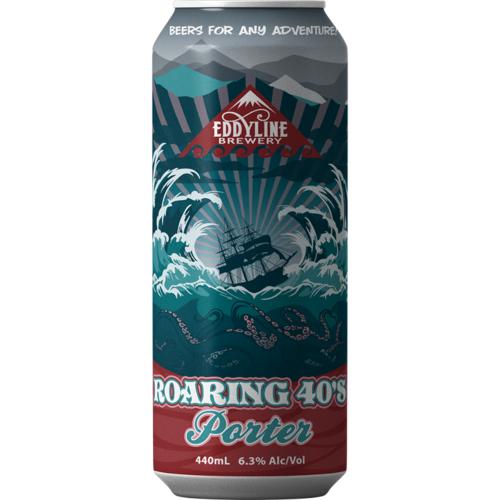 image of Eddyline Brewery Roaring 40's Porter 440ml Can
