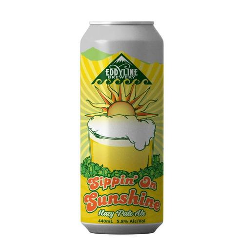 image of Eddyline Brewery Sippin on Sunshine Hazy Pale 4x440ml Can