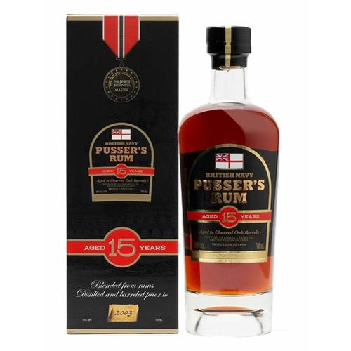 image of Pussers 15 year old Rum 700ml