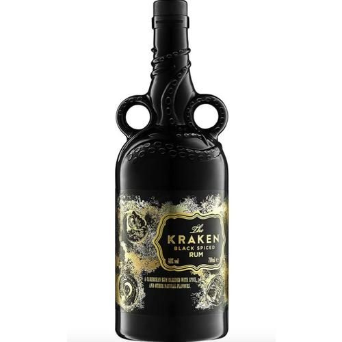 image of Kraken Black Spiced Rum Unknown Deep Ceramic Bottle
