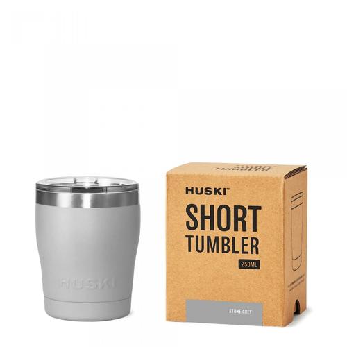 image of Huski Short Tumbler Stone Grey Colour