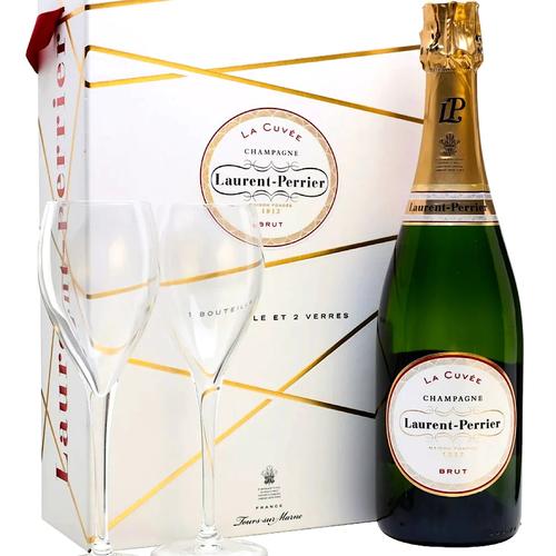 image of Laurent Perrier La Cuvee Brut Champagne Gift Set