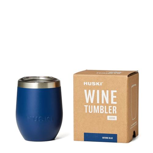 image of Huski Wine Tumbler Oxford Blue Colour 