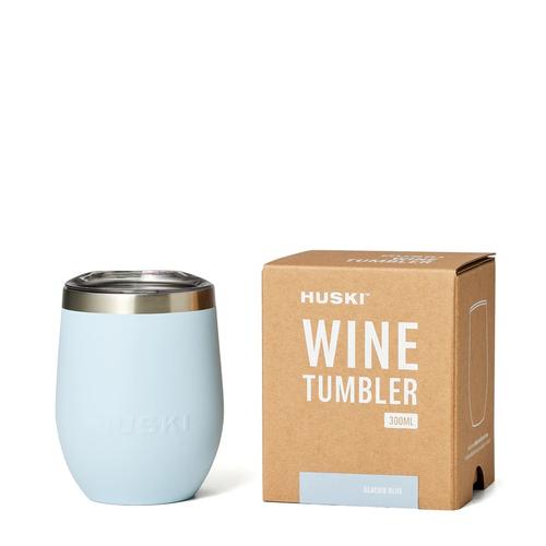 image of Huski Wine Tumbler Glacier Blue Colour 