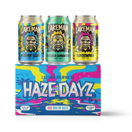 image of Lakeman Brewing Co Haze for Dayz Mixed Hazy 6 Pack