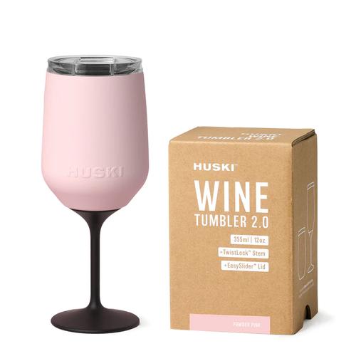image of Huski Wine Tumbler Powder Pink Colour 2.0  Stemware 
